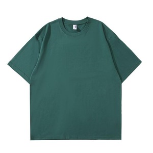 Qualité supérieure Logo personnalisé T-shirts lourds Surdimensionné Blanc Plain Boxy Fit T-shirts 100% Coton Jersey Hommes T-shirt 240GSM - Product Image 1