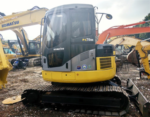สภาพดี ผลิตในญี่ปุ่น รถขุดไฮดรอลิกมือสอง Komatsu PC78US-6 ขนาด 7 ตัน ของแท้ ที่เซี่ยงไฮ้ - Product Image 1