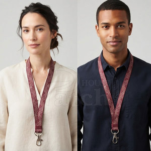 Custom Employee Lanyard Polyester ID <b>Badge</b> <b>Holder</b> Key Card <b>Holder</b> for Workplace Office Staff Events Corporate Business - Product Image 6