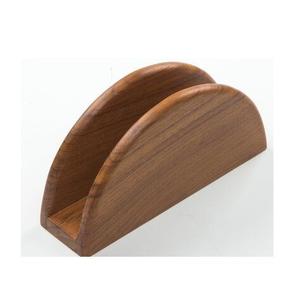 Porte-serviettes de table design élégant porte-serviettes de luxe de qualité en bois de forme ronde pour centres de villégiature porte-serviettes de table - Product Image 1