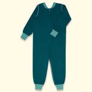 ชุดนอนผู้ใหญ่แบบสวมใส่ได้ทุกเพศทุกวัย ผ้าเจอร์ซีย์ 100% ผ้าฝ้าย สำหรับใช้ในโรงพยาบาล เหมาะสำหรับผู้ป่วยที่มีความต้องการพิเศษ ขายส่ง - Product Image 1