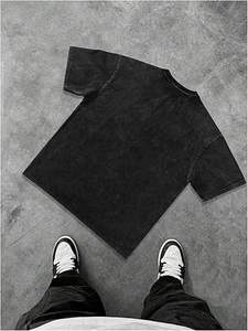 Moda personalizada boxy fit camisetas de gran tamaño streetwear unisex algodón OEM logo proveedor para marcas de ropa al por mayor - Product Image 2