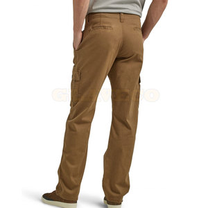Marque distributeur Pantalons cargo de couleur unie pour hommes Pantalons cargo multi-poches pour hommes à vendre - Product Image 3