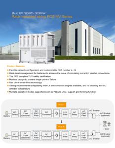 Hybrid On-Grid Off-Grid PCS Inverter 500KW-1720KW IP65 Transformer Isolation 800V 3-Phase CE ReadyToShip - Product Image 4