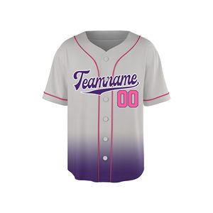 Camiseta de béisbol personalizada con nombre y número, camiseta de equipo transpirable de poliéster, camiseta de uniforme de softbol con impresión por sublimación Oem - Product Image 3