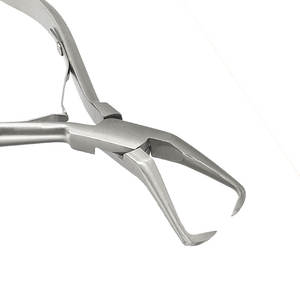 Alicates de extensión de cabello de acero inoxidable con punta curva para micro anillos y uso de punta en I, grado de salón, duradero, fácil de manejar - Product Image 4