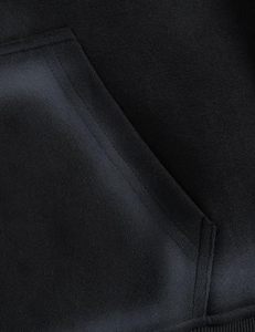 Sweat-shirt à capuche zippé oversize pour homme, 100% coton molletonné, hiver, uni, logo personnalisé, respirant, streetwear - Product Image 4