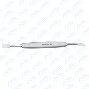 Acier inoxydable Russe Haut de Gamme Logo Personnalisé Argent Angle Carré Plat Cuticule Poussoir Instruments de Beauté Produit de Soins de Beauté - Product Image 4