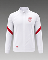 Grosir OEM Jersey Latihan Sepak Bola Lengan Panjang 100% Poliester, Seragam Tim Sepak Bola, Bernapas, Cepat Kering, Logo Custom