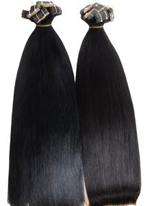 Extensiones de cabello humano liso con forma de hueso, extensiones de cabello 100% Natural vietnamita, Remy - Product Image 6