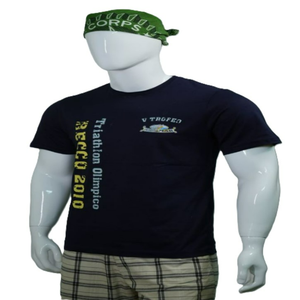 เสื้อยืดคอกลมแขนสั้นผู้ชาย ผ้าฝ้ายออร์แกนิค 100% สีขาว พิมพ์ลายสกรีน แบบเรียบ ระบายอากาศ แห้งเร็ว ไซส์พลัส - Product Image 5