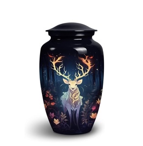 Majestuosas urnas de cremación de ciervo para cenizas de adultos, entierro para papá, urna funeraria masculina y femenina para hombres y mujeres, urna conmemorativa, tamaño personalizado - Product Image 1