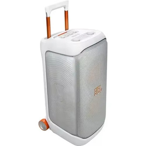 Altavoces Inalámbricos para Fiestas Best Sealed Partybox Stage 320 de 240w con Kit de Sistema de Micrófono para Dos Personas (blanco, Par) - Product Image 1