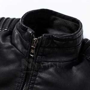 2025 veste en cuir de bonne qualité High Street pour hommes couleur personnalisée 100% veste en cuir pour hommes à vendre - Product Image 2