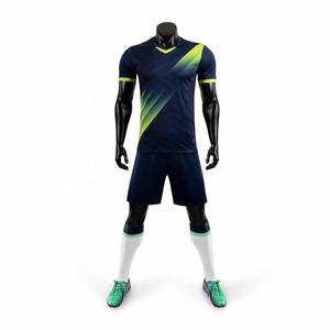 Set maglia sportiva <span class=keywords><strong>slim</strong></span> fit magliette da calcio all'ingrosso divise da calcio produttore kit di indossare - Product Image 1
