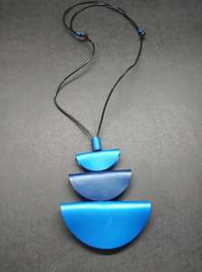 Collier Bohème en coton tissé avec boucles d'oreilles Nouveau design Collier à pendentif fait main pour femme Ensemble de colliers en coton tissé avec corde - Product Image 4