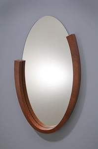 Classic wooden wall <b>mirror</b> <b>frame</b> with decorative accents and durable polished finished for elegant and timeless decor - Product Image 5