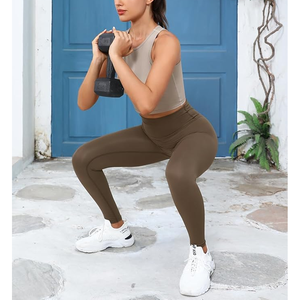 Conjuntos de Yoga de alta calidad para mujer, mallas de cintura alta de 2 piezas con sujetador deportivo, conjuntos de ropa de gimnasio - Product Image 6