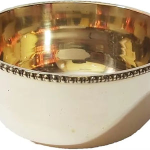 Ensaladera minimalista ecológica de metal con medidas para uso en la cocina hecha a mano a muy bajo costo por HF CRAFTS - Product Image 1