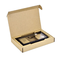 Boîte d'emballage en carton pour expédition, pliable, recyclable, portable, durable, pour la livraison express, adaptée à l'e-commerce