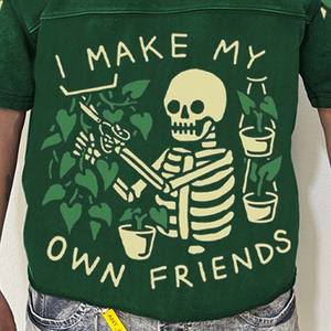 T-shirt de sport sans couture pour homme, coupe ample, col rond, logo sur le devant, respirant, séchage rapide, style hip-hop, course à pied - Product Image 5