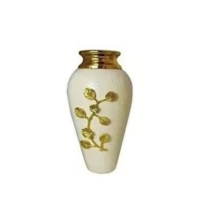 Vase à fleurs en métal de haute qualité Design moderne avec fournitures en vrac de feuilles attachées au prix de gros Vases décoratifs de vaisselle - Product Image 1