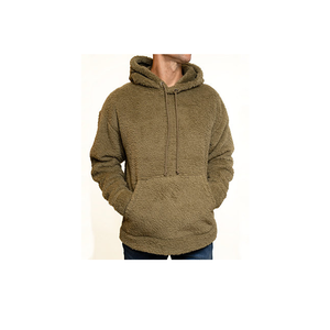 <b>Sherpa</b> Fleece <b>Hoodie</b> with Digital Printed 100% Cotton Plush Lining Oversized Fit Soft Daily Warmth and Style for Winter - Product Image 4