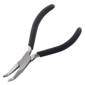 Alicates ergonómicos profesionales de punta doblada de 5 pulgadas, herramienta de fabricación de joyas de acero inoxidable, abalorios, envoltura de alambre, artesanía, suministro al por mayor - Product Image 5