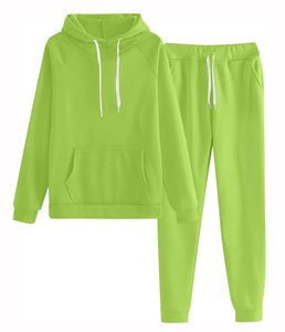 Collection Hiver Survêtements Femme Manches Longues Chauds Grande Taille Femme Logo Uni Velours Survêtements Unisexe Personnalisés - Product Image 1