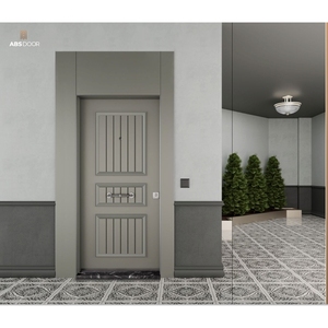 Puerta de Entrada de Acero de Alta Seguridad ABSDOOR FORTIVA, Hoteles en Turquía, Diseño Exterior Elegante y Seguro, Mejor Precio, Entrada Directa para Villas - Product Image 3