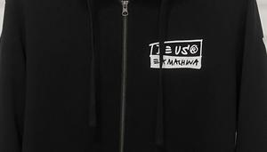 Pull à capuche en molleton de coton 100% à la mode pour hommes avec fermeture à glissière couleur unie pour vêtements d'hiver décontractés teints en plaine - Product Image 4