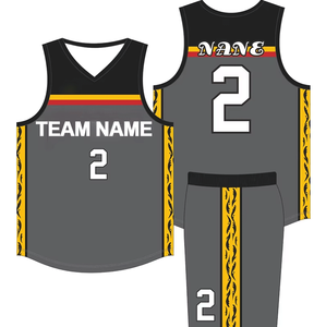 Conjuntos de Ropa de Baloncesto Transpirable de Verano con Logotipo Personalizado para Equipos de Adultos - Product Image 1