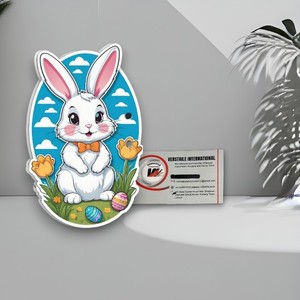 Extensions de cils magnétiques de qualité supérieure pour artistes en cils, motifs Lapin de Pâques, Cœur, Fleur, Carré, Rectangle, Cercle, Palette personnalisée - Product Image 3