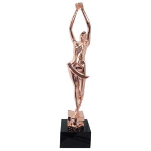 Trofeo deportivo Premio de metal Trofeo de fútbol Copa Juego de fútbol Logotipo personalizado de metal Deportes Medallas OEM Pintura en madera Premios de vidrio - Product Image 3