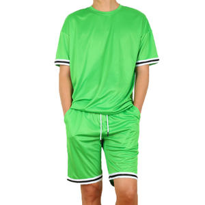 Personalizado de malla transpirable para hombre Fitness baloncesto pantalones cortos baloncesto Jersey conjunto corto gran oferta nuevo diseño - Product Image 2