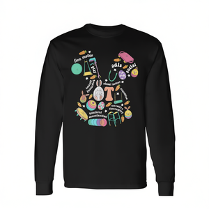 Camiseta de manga larga para terapia ocupacional y promoción de la motricidad fina, diseño de Pascua - Product Image 2