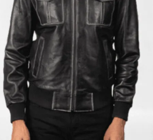 Chaqueta de cuero de bajo precio para hombre, ropa informal de talla grande, chaqueta de cuero de moda genuina hecha en Pakistán - Product Image 5