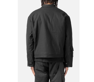 Chaqueta de lona de algodón con cremallera personalizada de la mejor calidad para hombre al por mayor, chaqueta de trabajo para hombre - Product Image 5