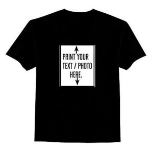 Camiseta de manga corta con cuello redondo para hombre, Camiseta de algodón con estampado de logotipo personalizado, camiseta informal de alta calidad para mujer - Product Image 1