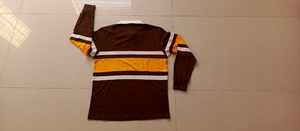 Camisa Holgada de Punto Transpirable de Algodón/Fibra de Bambú con Bolsillo, Bordado 3D, Mangas Largas, Puños Acanalados, 3 Botones - Product Image 2