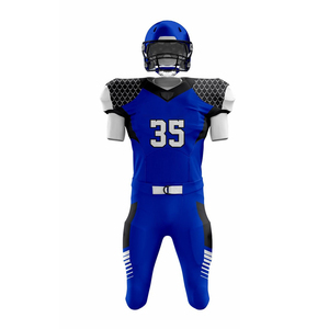 Uniforme de fútbol americano de sarga de aparejos personalizados de alta calidad 2025, ropa deportiva, conjuntos de uniformes de fútbol personalizados, servicio OEM ODM - Product Image 2