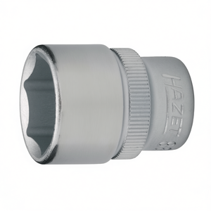 Hazet 3/8'' 6-Point Square <b>Socket</b> with Traction Profile and Knurling - Product Image 2
