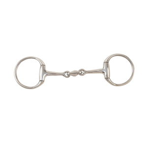 Bridon à double articulation Eggbutt pour l'équitation, embout poli et lisse, équipement équestre vétérinaire pour chevaux - Product Image 2