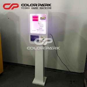 Funzionamento della macchina per lo scambio di monete del parco colorato + giochi, distributore automatico di gettoni di cambio valuta sportivo - Product Image 6
