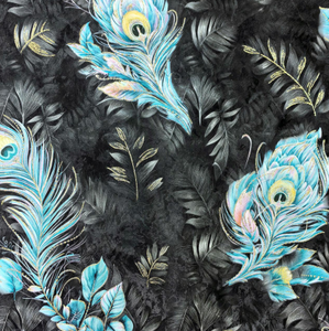 <span class=keywords><strong>Papier</strong></span> <span class=keywords><strong>peint</strong></span> <span class=keywords><strong>de</strong></span> style luxueux avec des plumes <span class=keywords><strong>de</strong></span> <span class=keywords><strong>paon</strong></span>, <span class=keywords><strong>papier</strong></span> <span class=keywords><strong>peint</strong></span> <span class=keywords><strong>de</strong></span> fond <span class=keywords><strong>de</strong></span> chambre à coucher avec un effet d'atmosphère rétro - Product Image 6