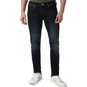 กางเกงยีนส์มีหลายกระเป๋าสำหรับผู้ชายกางเกงยีนส์ขายาว - Product Image 1