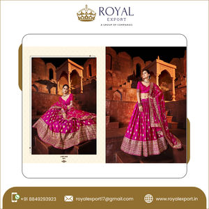 Lehenga Choli-ropa étnica india, ropa para boda y fiesta, trabajo de bordado de secuencia - Product Image 5