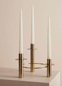 Venta al por mayor suministros a granel para decoración de festivales de Navidad candelabros de aluminio Mesa multiusos decorativa acento para el hogar - Product Image 2