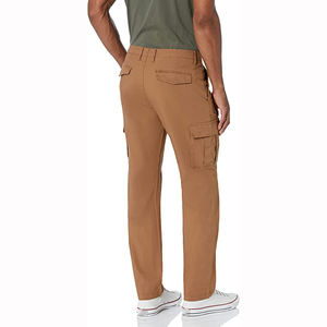 Pantalones Cargo Casuales para Hombre, Rectos, Duraderos, Transpirables, Impermeables, 100% Algodón, con Diseño Multibolsillos para Trabajo y Viajes - Product Image 3