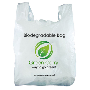 Vente en gros T-shirt écologique biodégradable et recyclable avec logo personnalisé Sacs d'épicerie Gravure pour supermarché - Product Image 6